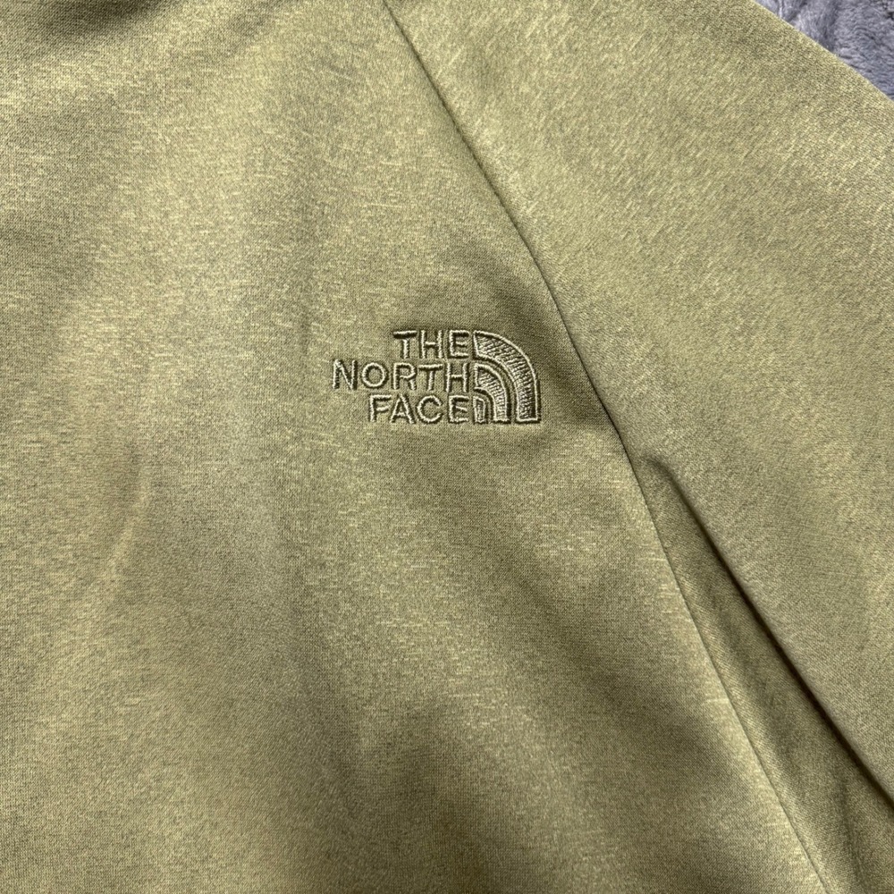 The North Face Full Zip Hoodie M Green Fleece Lined Hooded Jacket (2098) - Picture 11 of 15